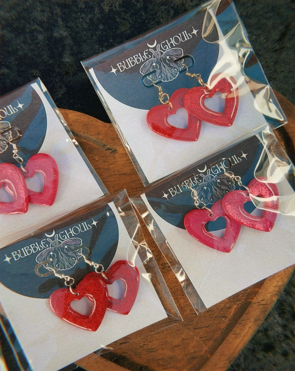 YOU'RE SO COOL HEART EARRINGS