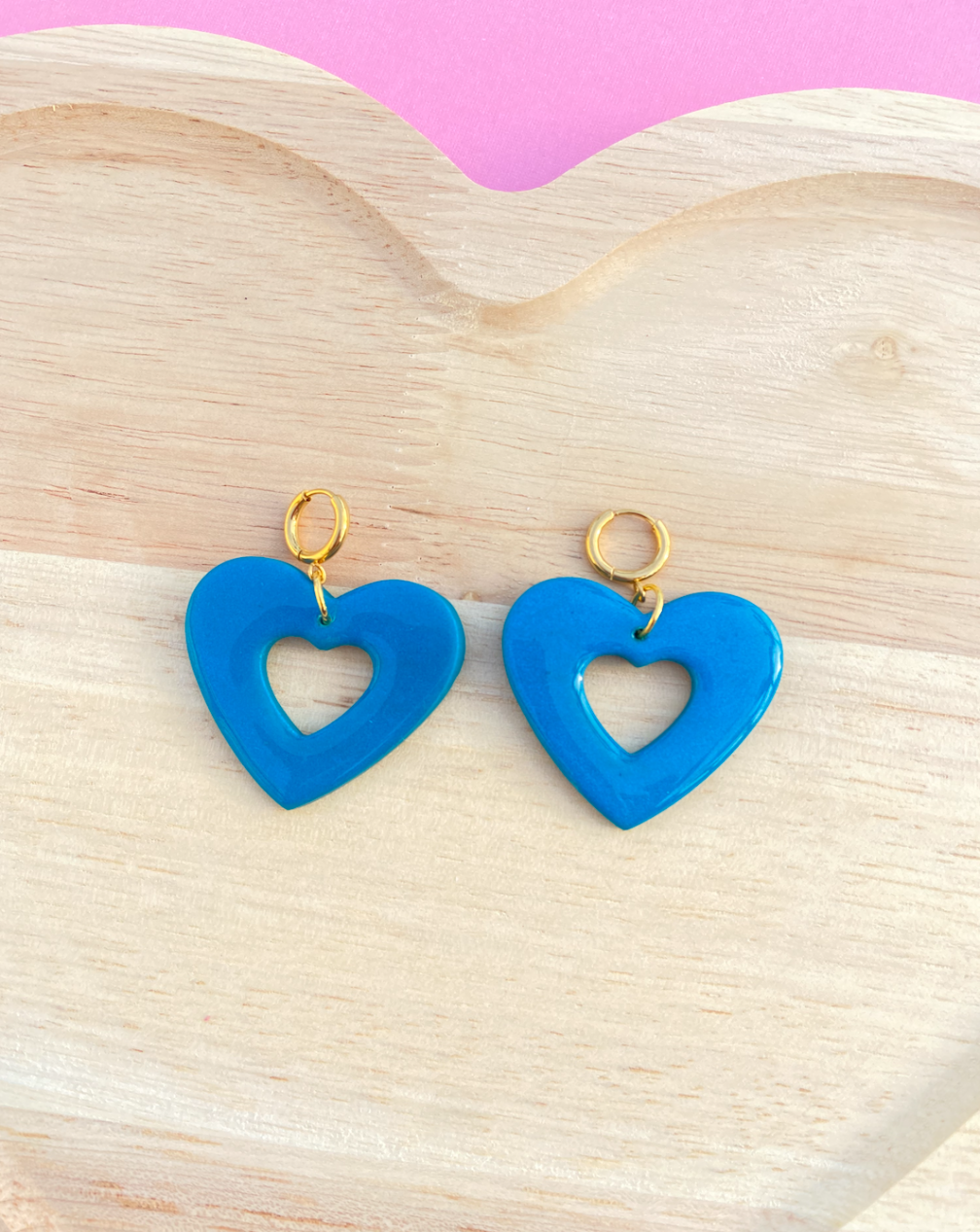 YOU'RE SO COOL HEART EARRINGS