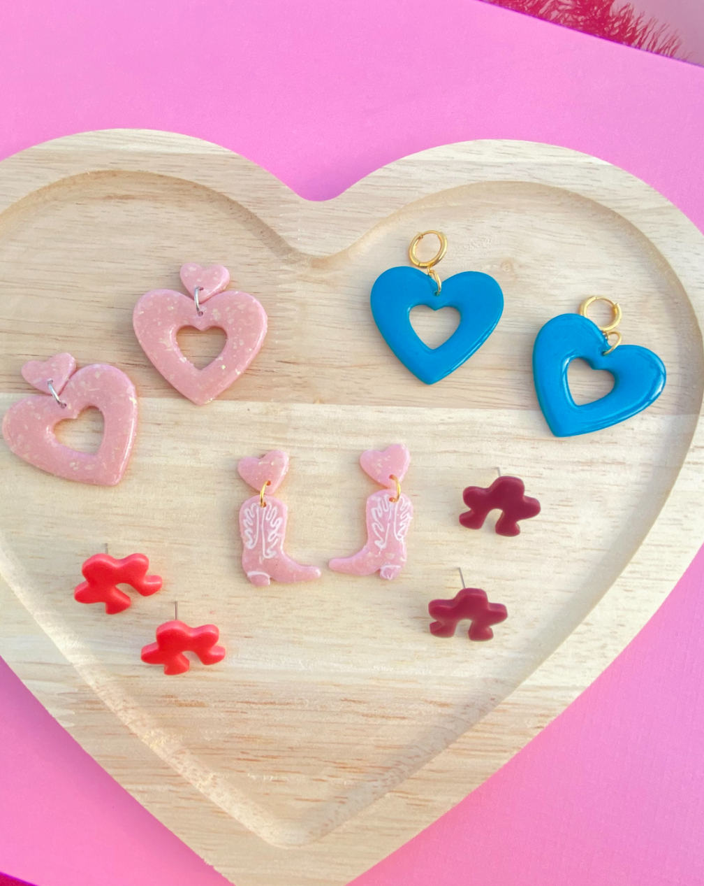 YOU'RE SO COOL HEART EARRINGS